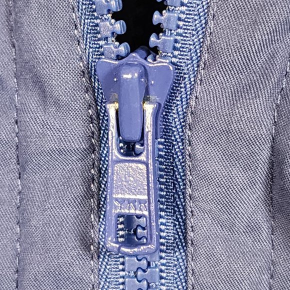 Like New Norm Thompson Zip Front Knit Lined Bomber Jacket size Medium Petite WOW - Picture 15 of 15